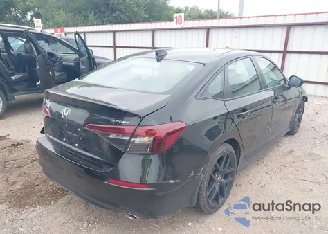 2025 Honda Civic Sport from USA, damaged, VIN 2HGFE2F50SH575872